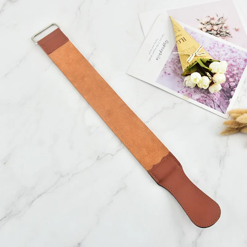 Genuine Leather Sharpening Strap Razor Shave Sharpening Sharpener Folding Knife Knives Polishing Sharpening Belt