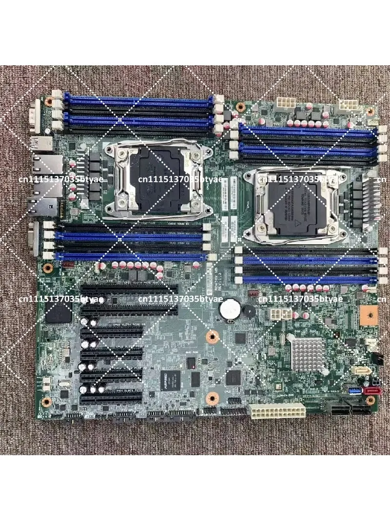 Dual X99 Server Motherboard LGA 2011-3 Support 2680v4 NVMEM.2 DDR4 Six GPU Mining Board