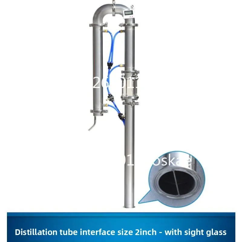 Russian Tube Tower Distillation Still Kit for Vodka Brewing Home Distiller with Copper Coating - All-Inclusive Home Brewing Equi view 3