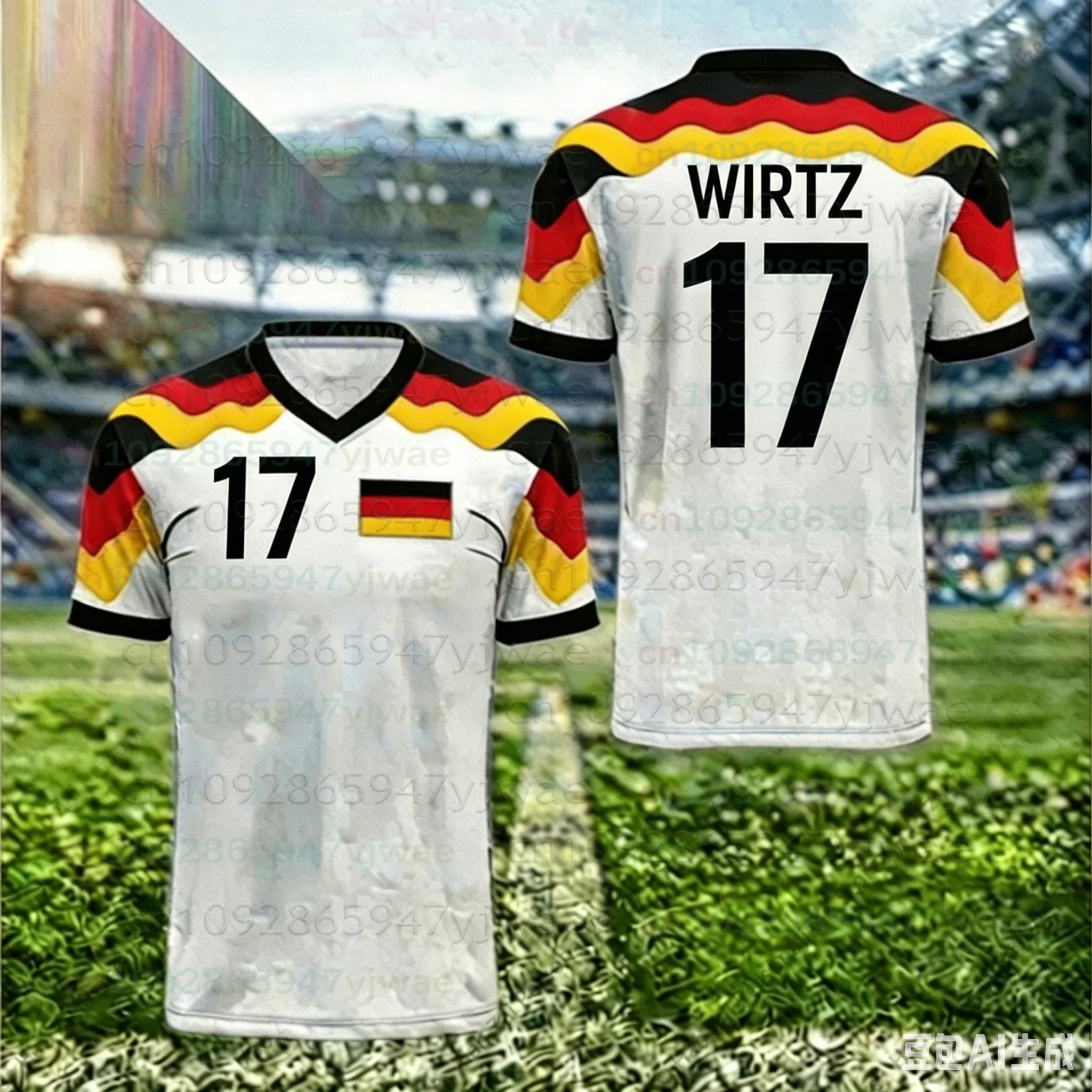 2026 Undav Nr. 26 Musiala Nr. 10 Spezial-Edition Fußballtrikot T-Shirt Herren Damen Deutschland Fußballtrikot Herren/Kinder Streetwear Top – Detail 12