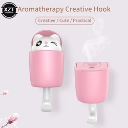 Cartoon Cat Hook Self Adhesive Dormitory Bedroom Door Hangers Hooks Key Umbrella Towel Cap Coat Rack Wall Animal Decoration Rack