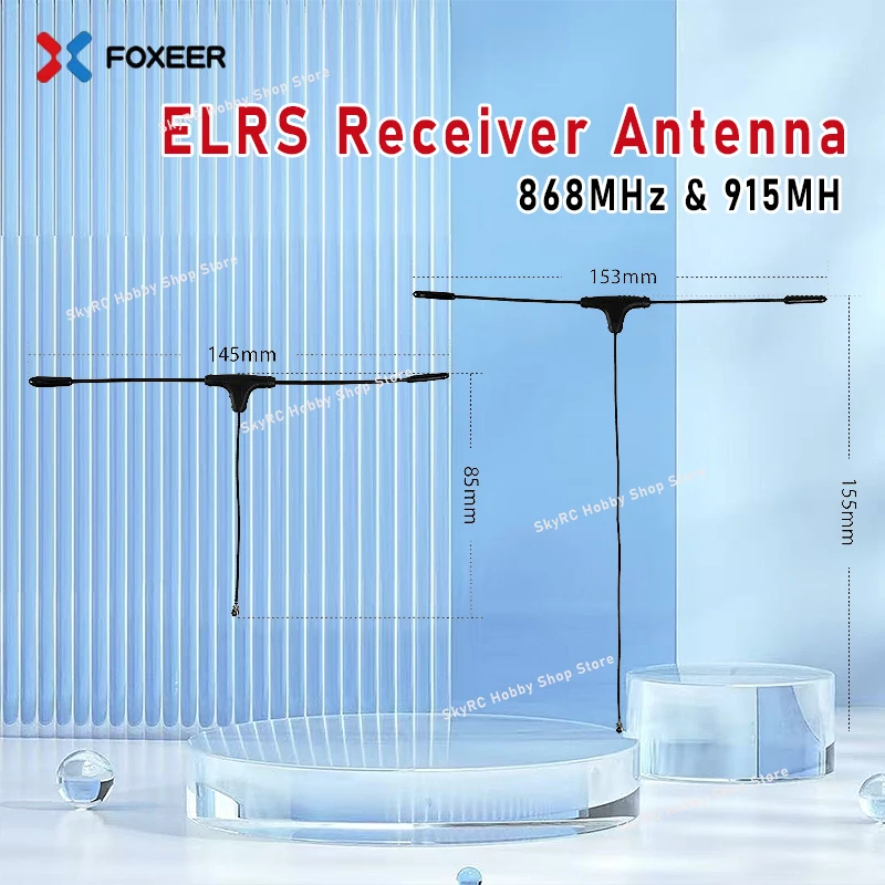 FOXEER ELRS Receiver Antenna, 868MHz & 915MHz Dual Frequency, Stable Signal,Long Range FPV Freestyle DIY Replacement Accessories