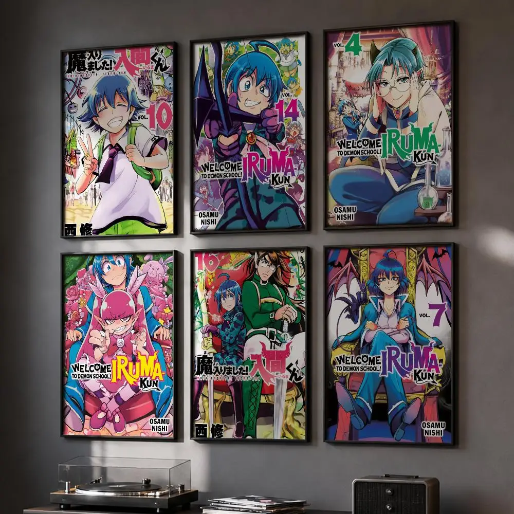 Welcome To Demon School Iruma-kun Poster HD Home Wall Stickers House Hallway Living Room Bedroom Bar Office Decor Art Prints
