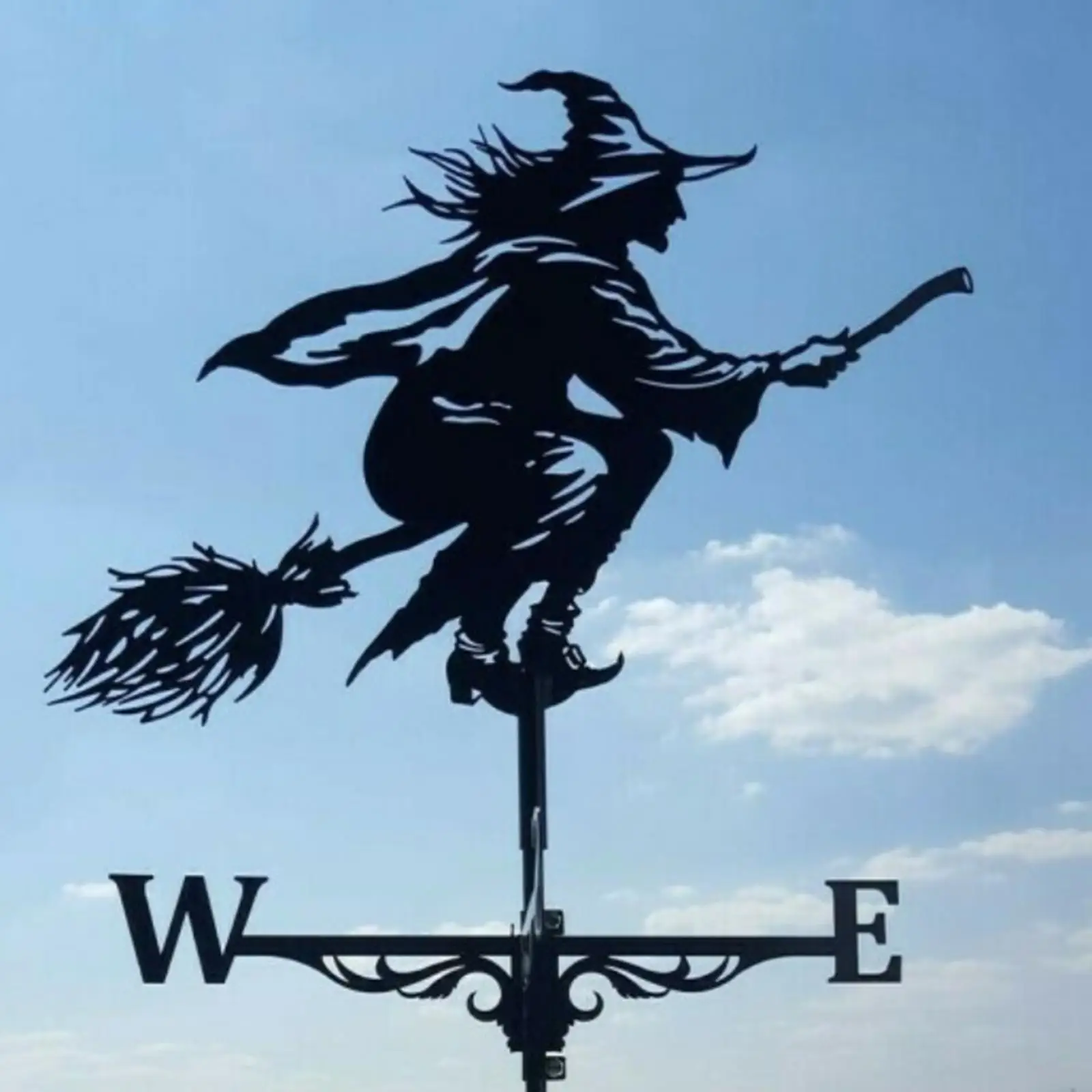 Weather Vane Metal Spinner Garden Wind Measuring Retro Durable Scene Garden Stake Weather Vane