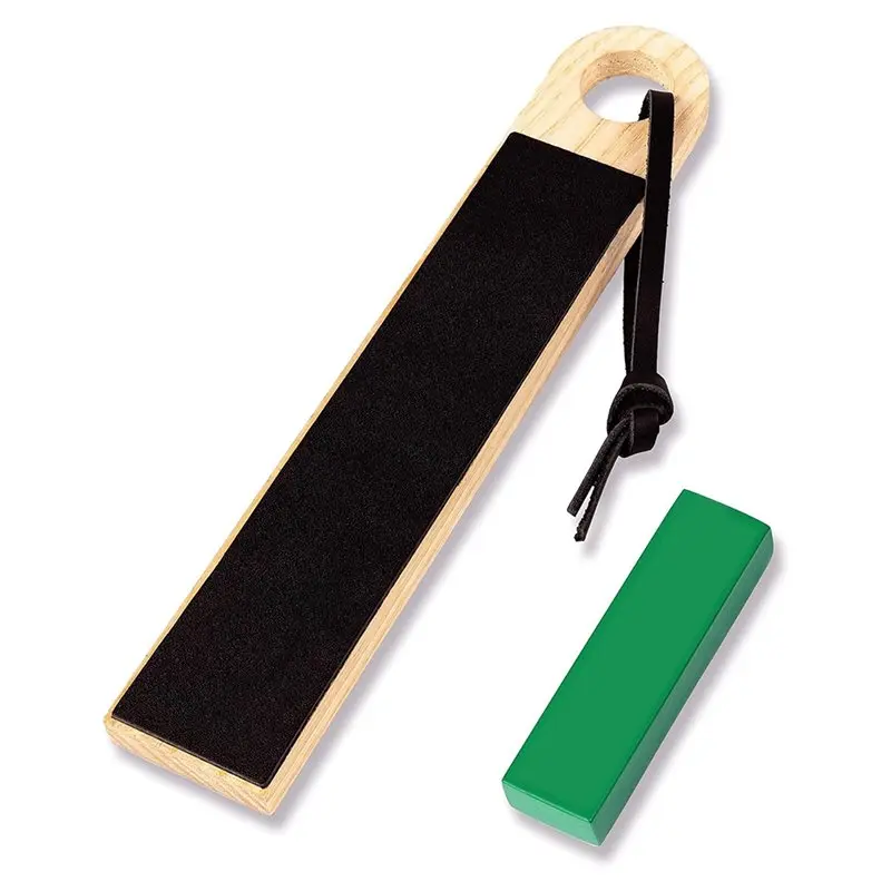 

ELEG-For Knife Sharpening Pocket For Knife Strop Kit- Razor-Sharp Edge Maintenance In Leather Pouch, Simple Operation