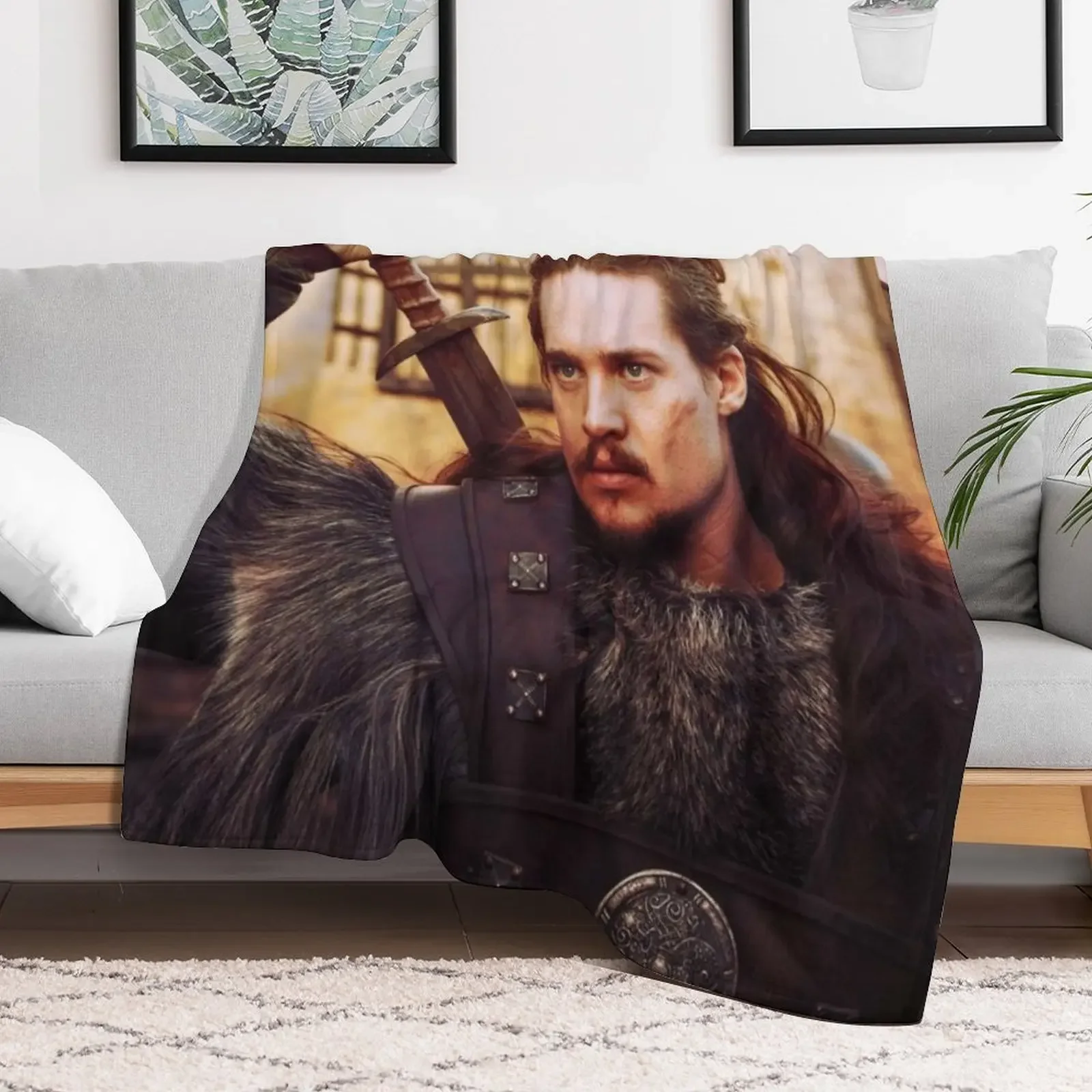 Uhtred of The Last Kingdom Throw Blanket Multi Purpose Soft Warm Blanket for Home Travel