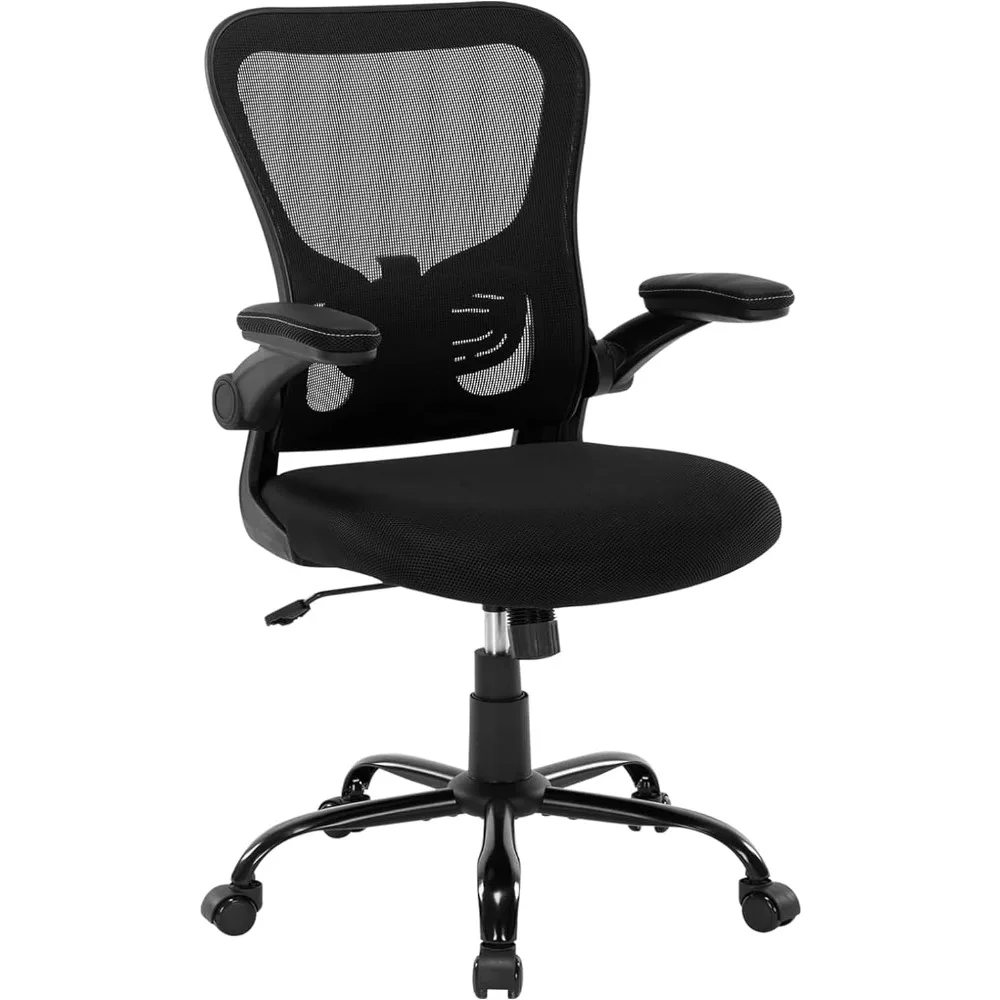 

Office Chair，Mesh Computer Home Office Desk Chairs，with Adjustable Lumbar Support, Swivel Comfy Task Executive Chair, Black