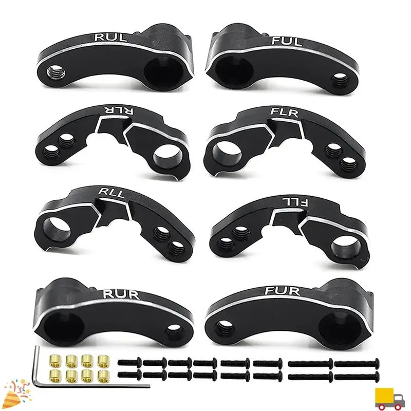 Metal Shock Absorber Mount Adjustable Upgrade + Lift Kit For Traxxas 1/18 RC TRX-4M TRX4M Crawler Car Replacement Parts