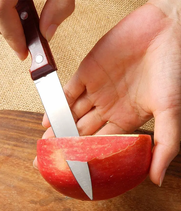 Professionelles Kochmesser, Obstmesser, Küche, Grillmesser, Peeling, rostfrei, Antihaft-Kunststoff, Küchenmesser und Zubehör – Detail 9
