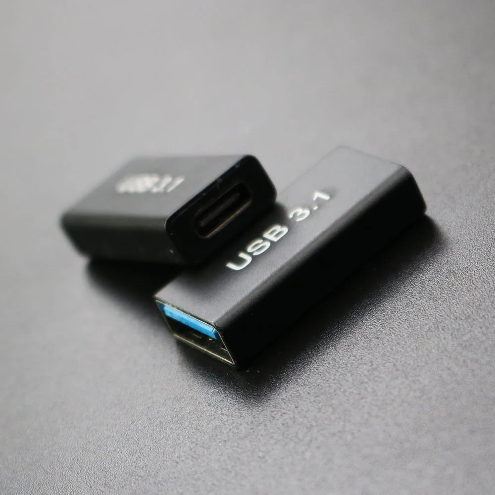 1 sztuk typu C Adapter żeńskie do USB3.0 żeński konwerter przenośny USB C Adapter do ładowarki typu C kabel przedłużający do Tablet z funkcją