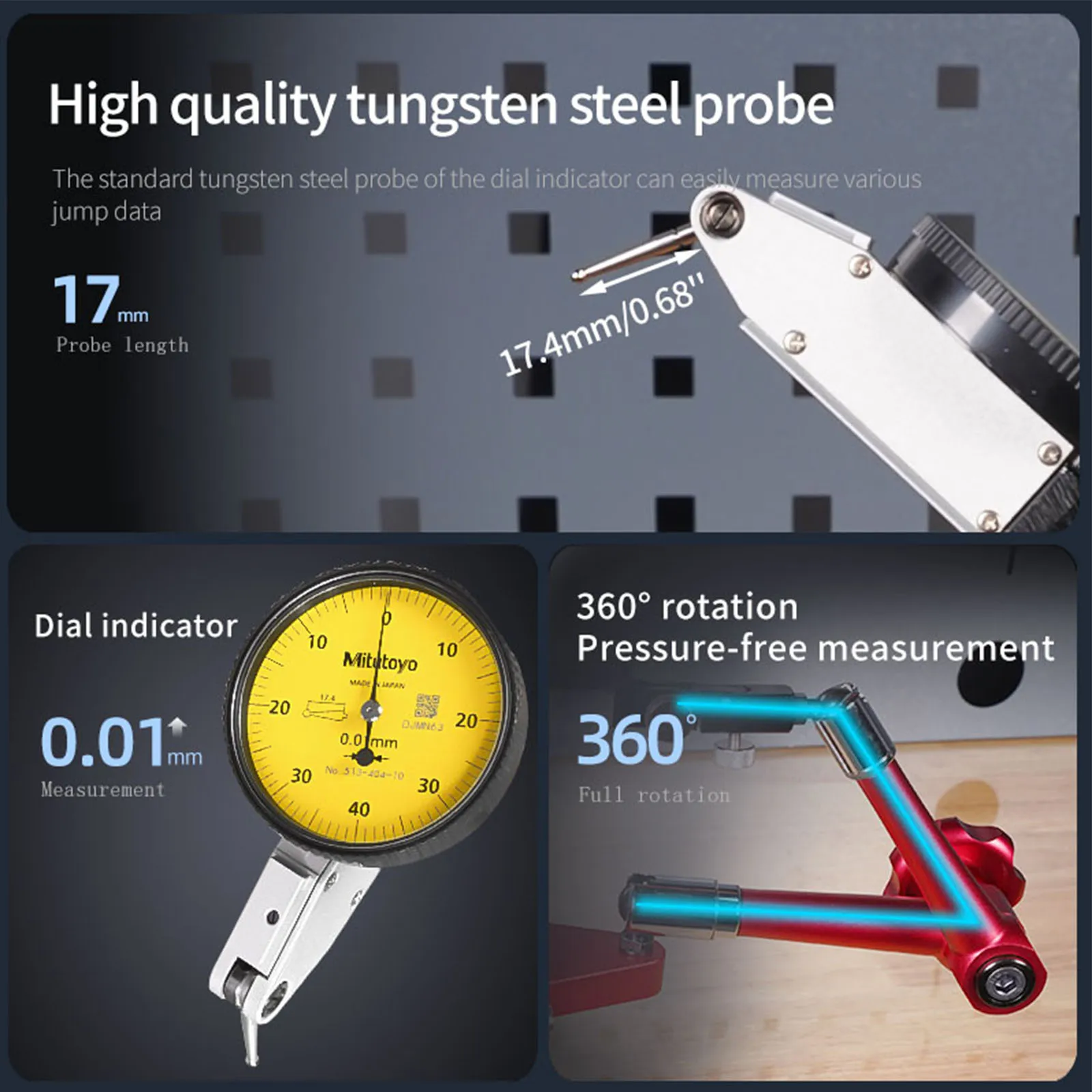BT30 BT40 Tool Runoff Tester - Instrumentos de medición Runoff de husillo de precisión