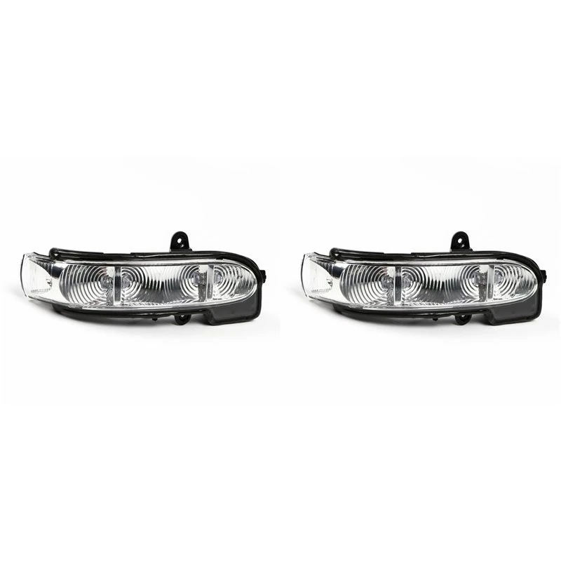 HOT-2X Car Left Rear View Side Mirror LED Turn Signal Indicator Light For Benz W211 S211 W463 W461 C/E Class 2004-2012,2X Car