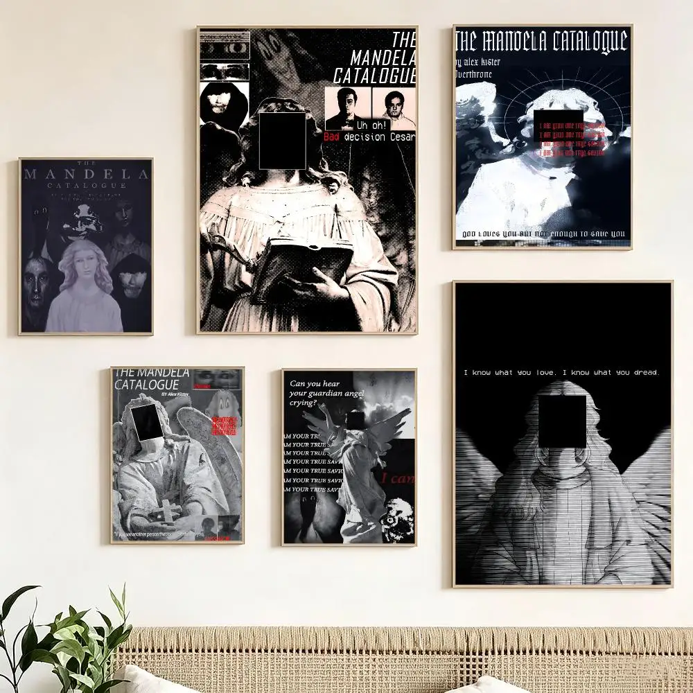 Horror The Mandela Catalogue Poster impermeable para el hogar sala de estar dormitorio bar decoracion estetica