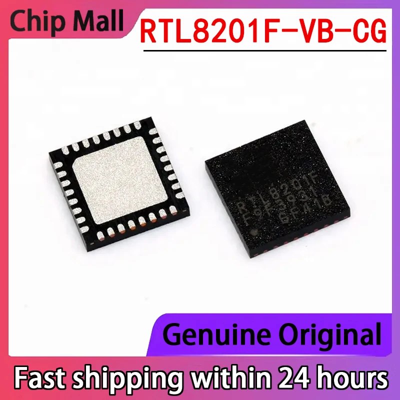 

1PCS Brand New Original RTL8201F-VB-CG Packaging QFN32 Network Card Chip