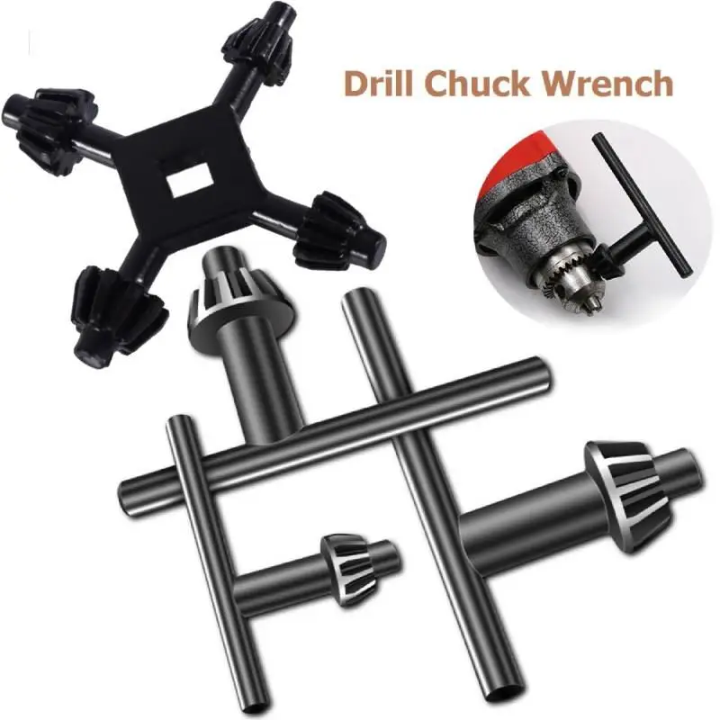 Wrench Set 4 In 1 Mini Universal Multi-function Chuck Electric Drill Outdoor Portable Gadget Hand Drill Key Wrench Four Head