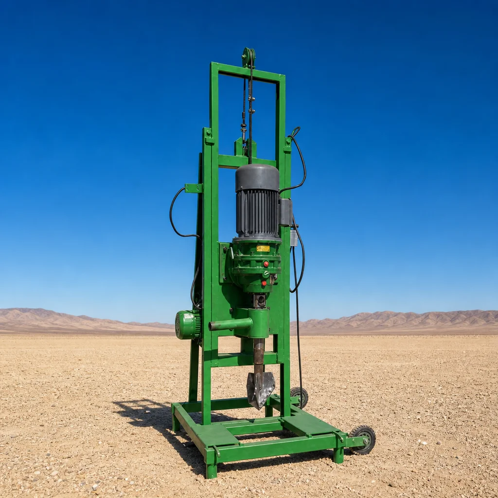 Customized Portable High Pressure Hydraulic Water Drilling Machine Max 100m Easy To Operate for Rural Water Supply
