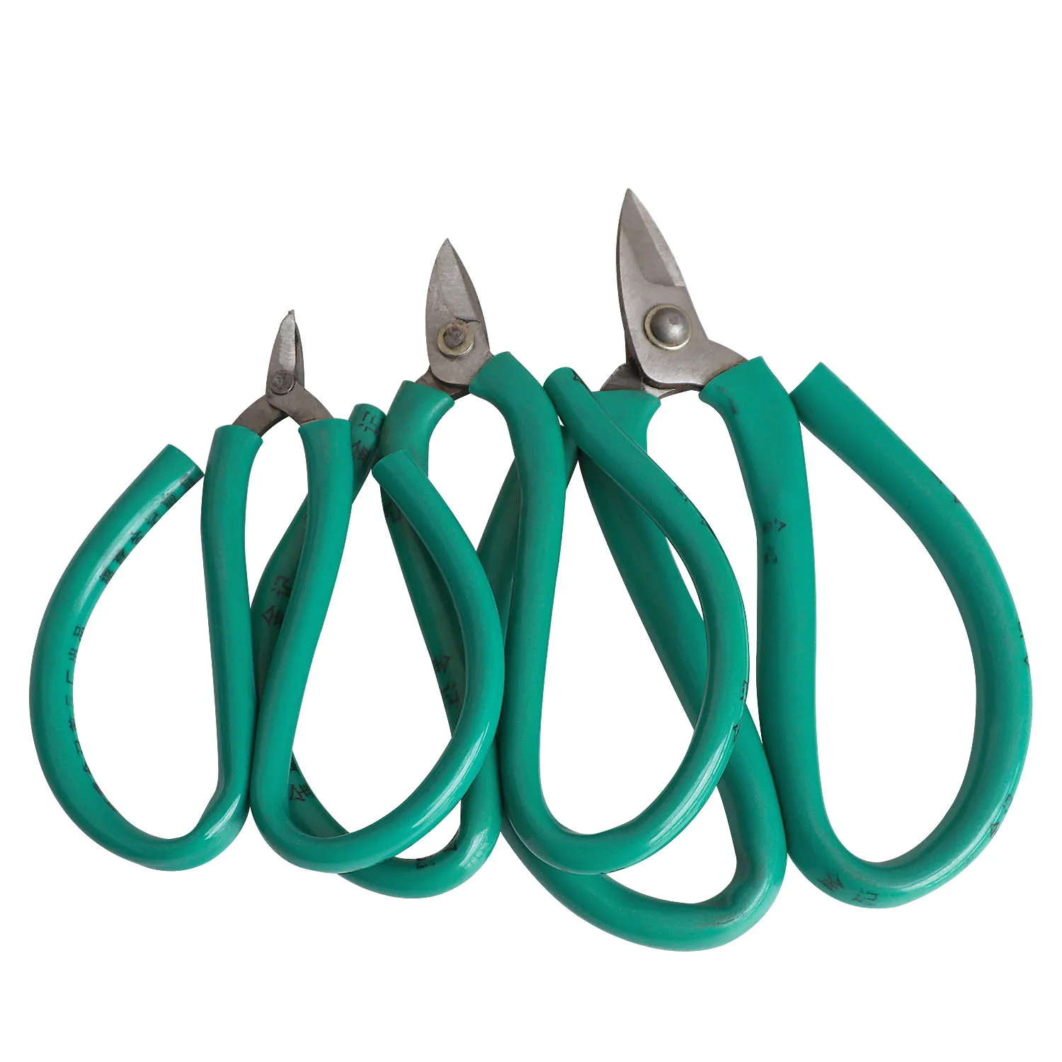 Short Cutting Jewelry Scissor  Green Handle Short Mouth, Broken Copper Wire, Cutting and Striking Gold Tools and Equipment