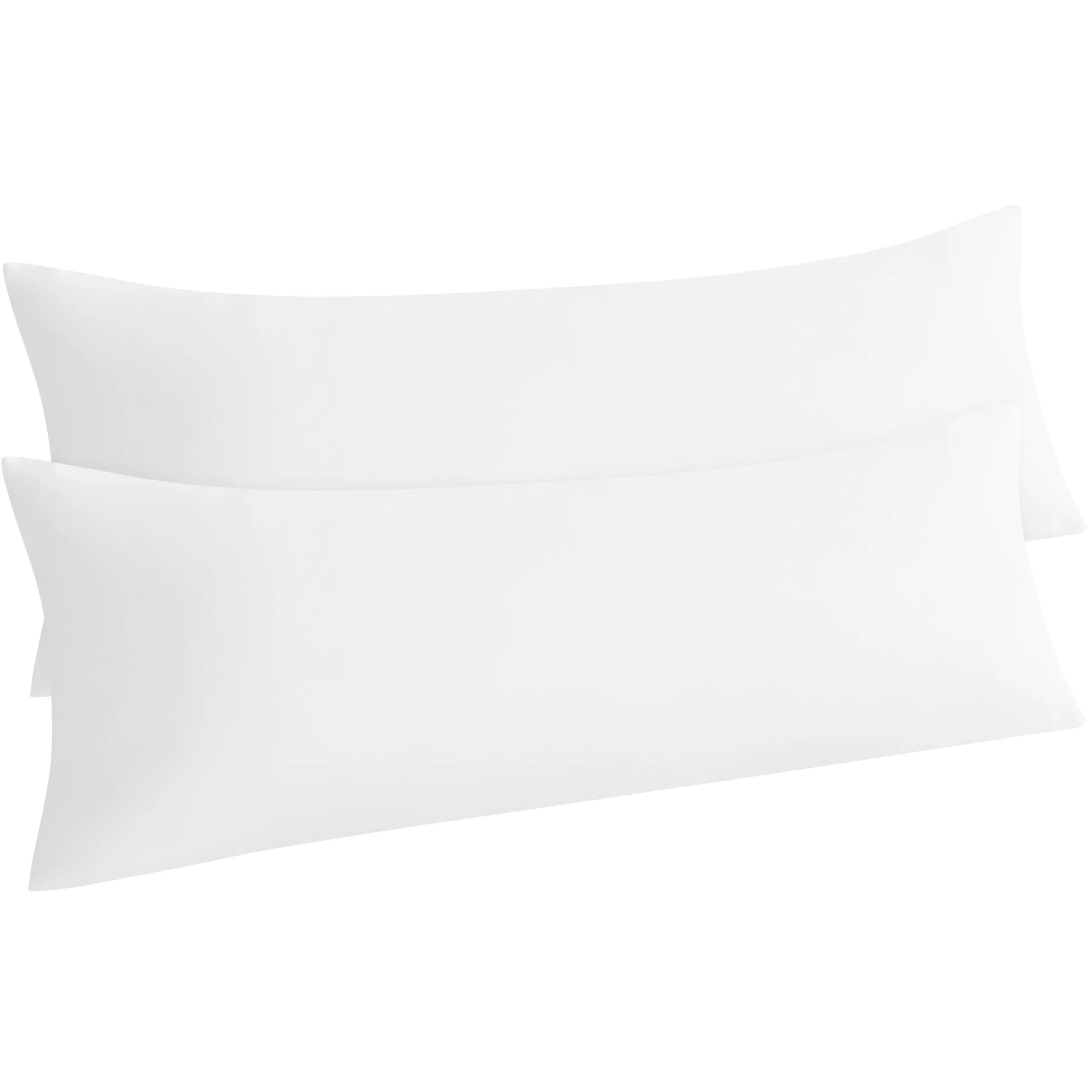 Ntbay 2 Pack Microfiber Ultra Soft Body Pillowcase with Envelope Closure, Stain Resistant Body Pillow Cover, 20