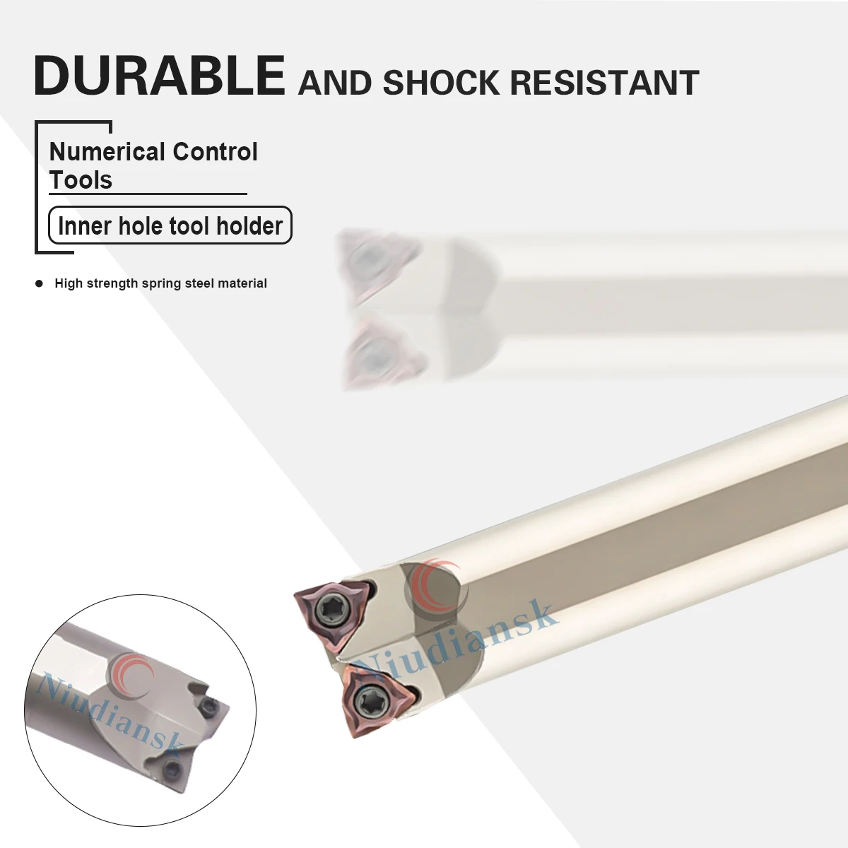 

High Quality Spring Steel S16Q-SCLCR06H R L S20R/S25R-SCLCR09/12 H R L CNC Double Headed Rhombus Inner Hole Turning Tool Holder