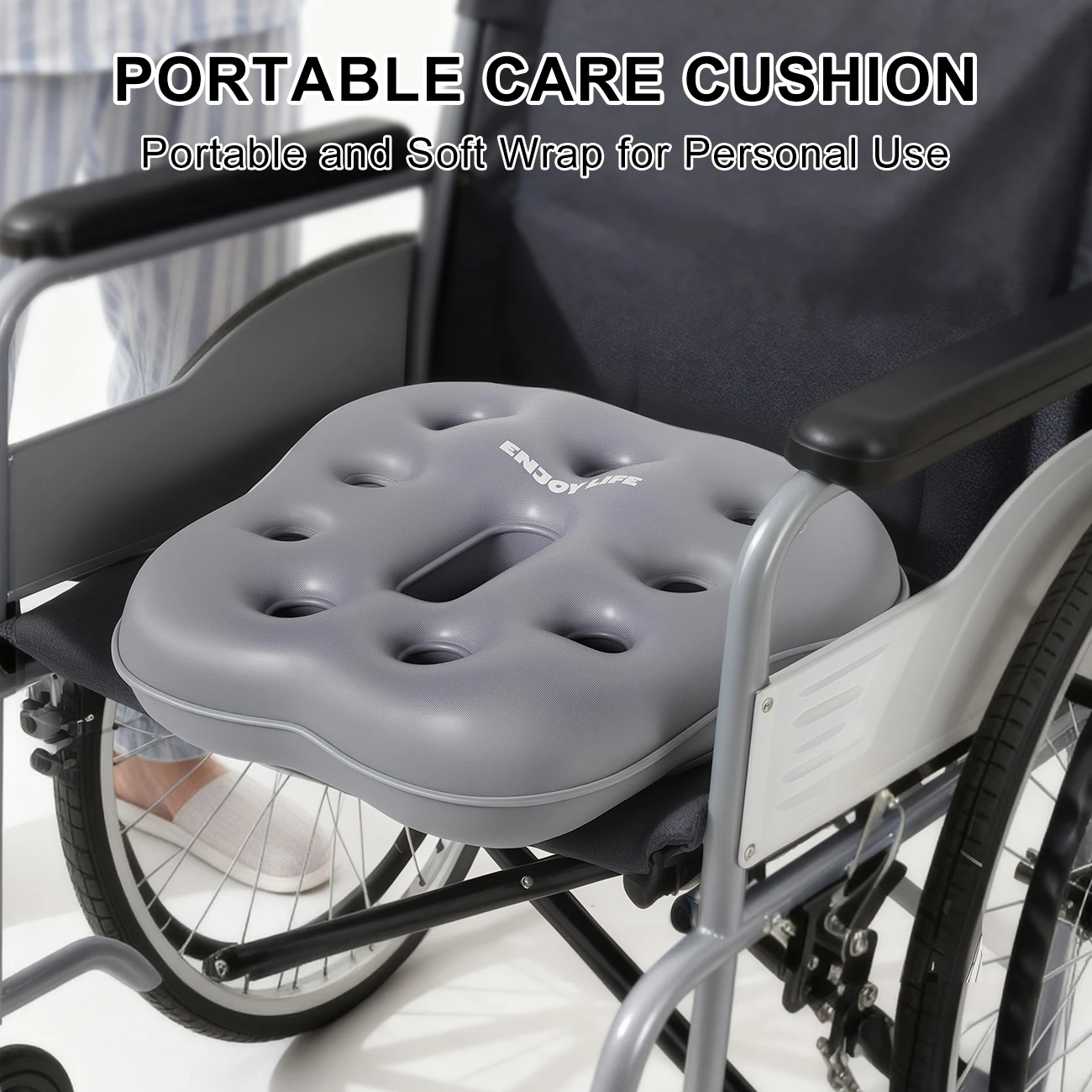 1/2 Stück tragbares universelles aufblasbares Kissen, weich und bequem, geeignet für Büro, Flugzeug, Camping – Detail 3