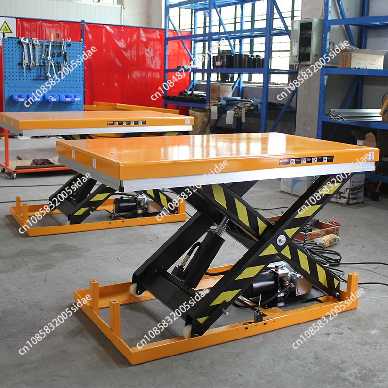 

1T Fixed Scissor Hydraulic Lifting Platform Small Unloading Lift Scissor Lift Electric Lift