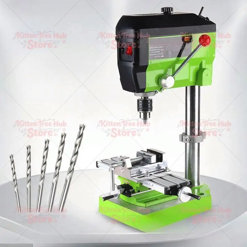 Industrial Laser Bench Drill Press Stand With 4 Inch Cross Bench Pliers Drilling Machine  Mini Bench Drilling Machine