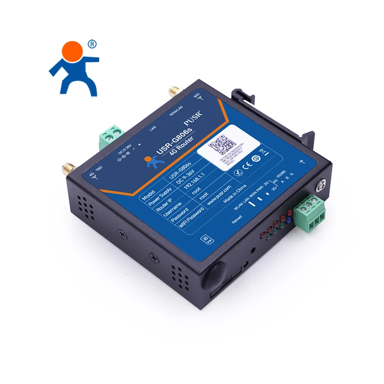 USR-G806s-EAU 4g Industrial IoT WiFi Wireless Router Support Modbus RTU To TCP OpenVPN EMEA&Australia&Latin America & New Zeal
