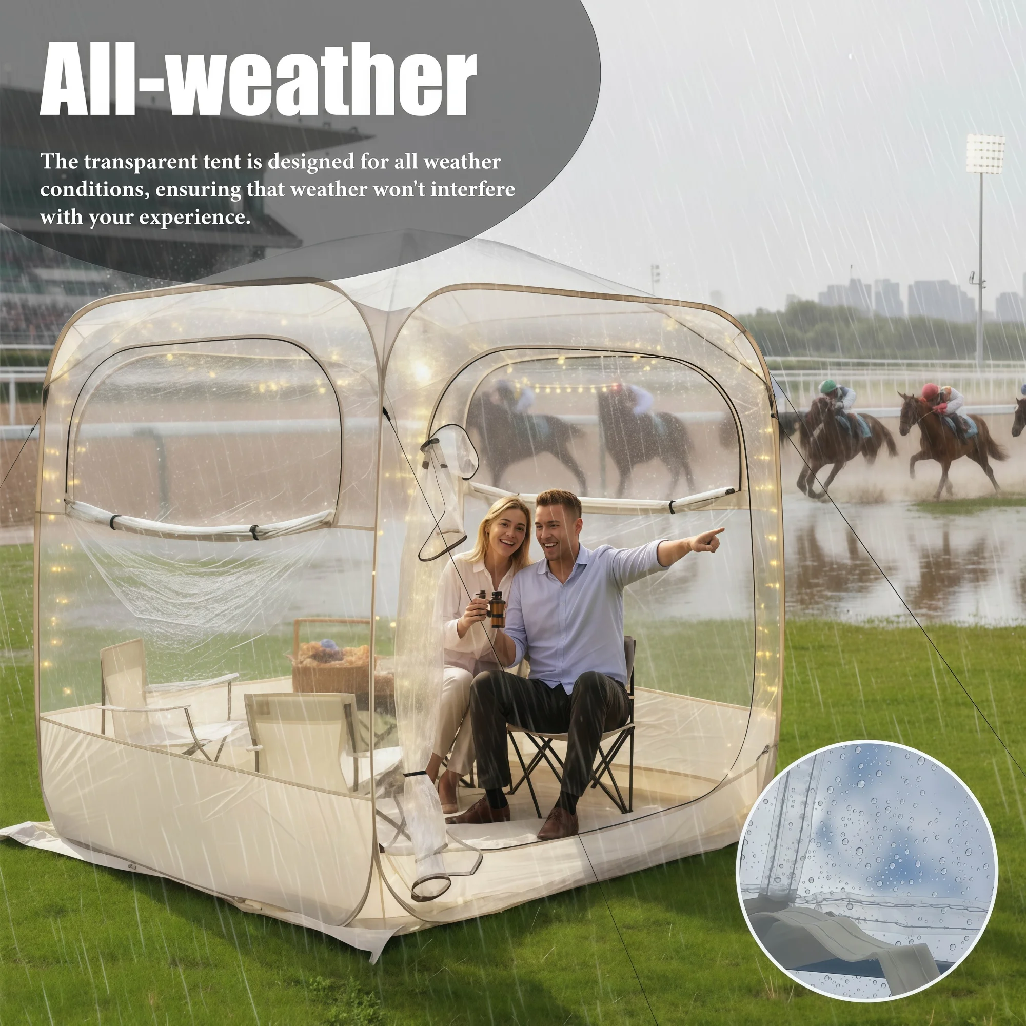 Transparentes, quadratisches Z – Outdoor Camping Games Bewertung und Preis