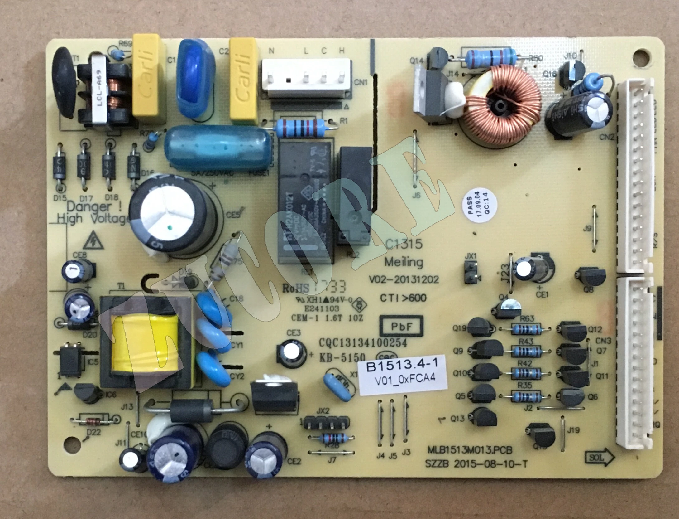 Meiling Refrigerator Accessories Control Board Main Board B1513.4-1 Power Supply MLB1513M013.PCB