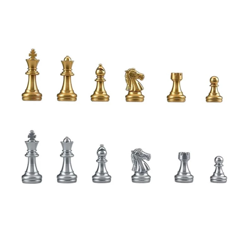 

32pcs/Set Spare Chess Pieces Without Board, Board Games Accessories King Queen Bishop Knight Rook