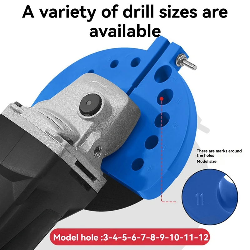 ABRW 3-12mm Multipurpose Drill Bit Grinding Sharpener Polishing Grinding Powered Tool Parts Applicable Angle for Grinder Red