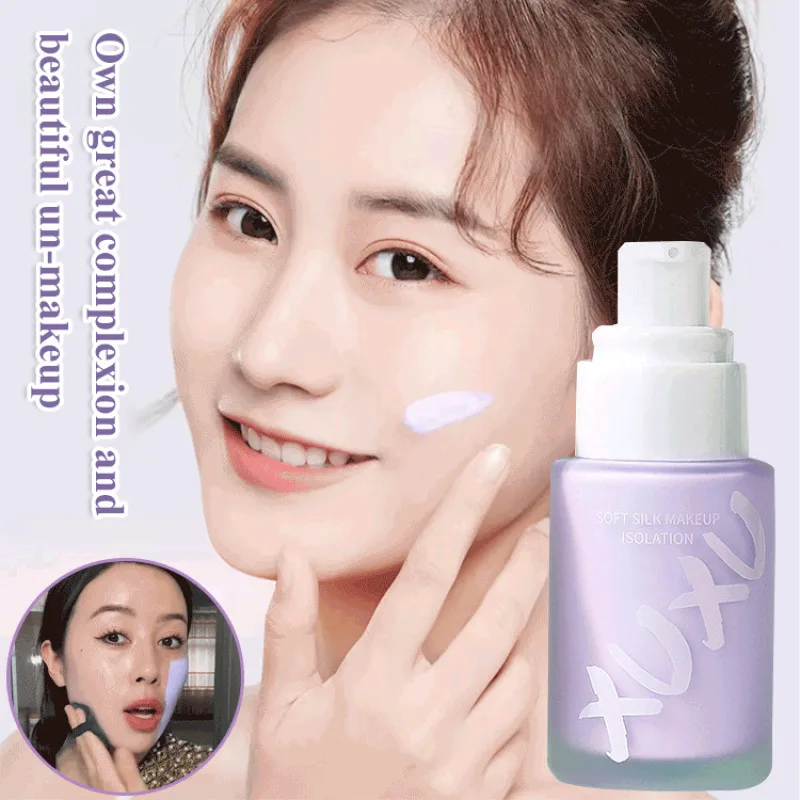 Soft Glow Hydra quench Gesichts creme Make-up Isolator natürliches Finish lang anhaltende klare Haut Make-up Holding Foundation