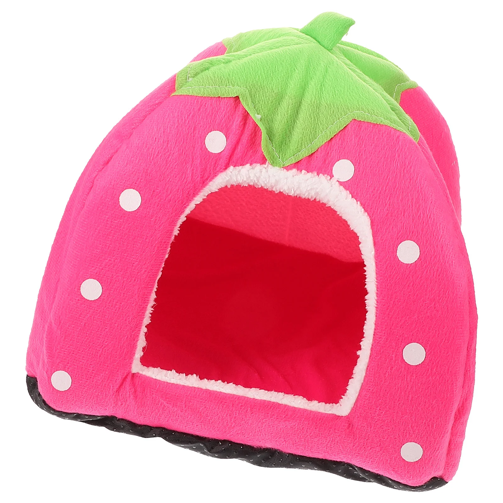 

Cotton Sponge Puppy Cat Dog House Dome Tent Classic Cloth-Wrapper Shape Tent (Pink) Pet bed house Pet warm house