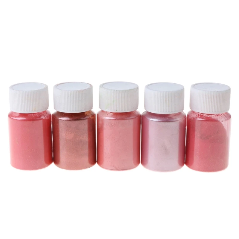 F42F DIY Making Dyes Accessories Cosmetic Grade Pearlescent Natural Mica Mineral Powder Epoxy Resin Dye Pearl Pigment