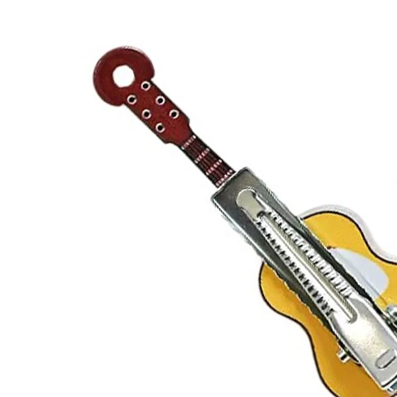 Jepit Rambut Estetika 2000S Klip Rambut Gitar Akrilik Klip Penata Rambut Wanita