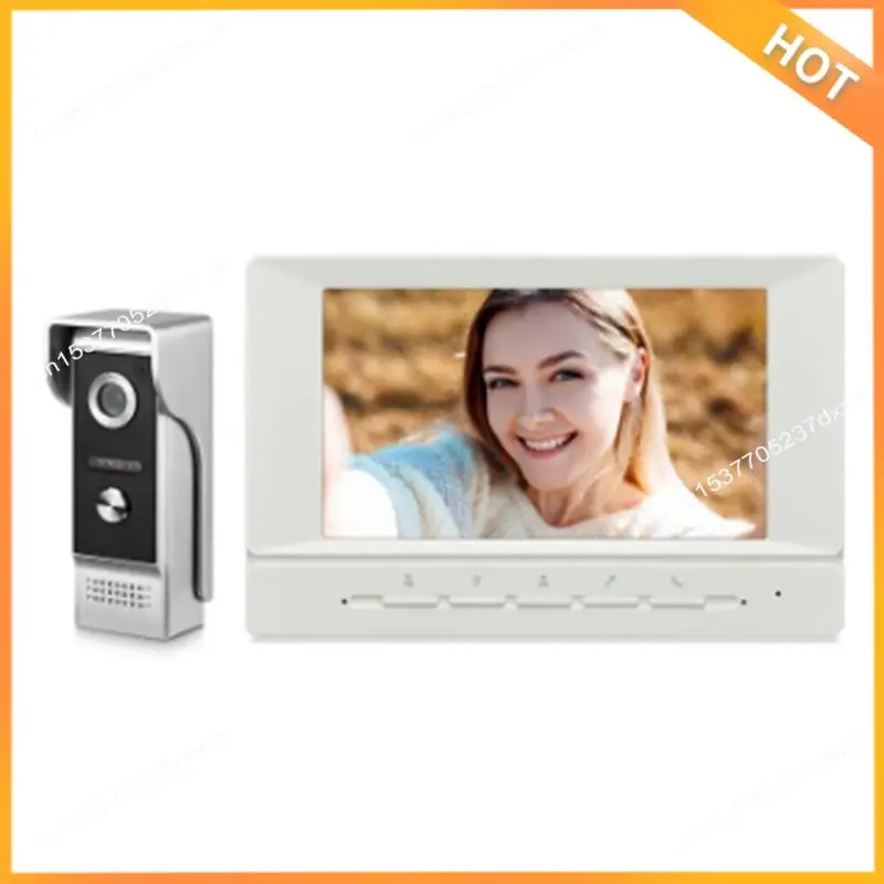 

A43M видео дверной звонок, комплекты видеодомофонов, 7-дюймовая поддержка разблокировки, мониторинг для виллы, дома, вилка стандарта США