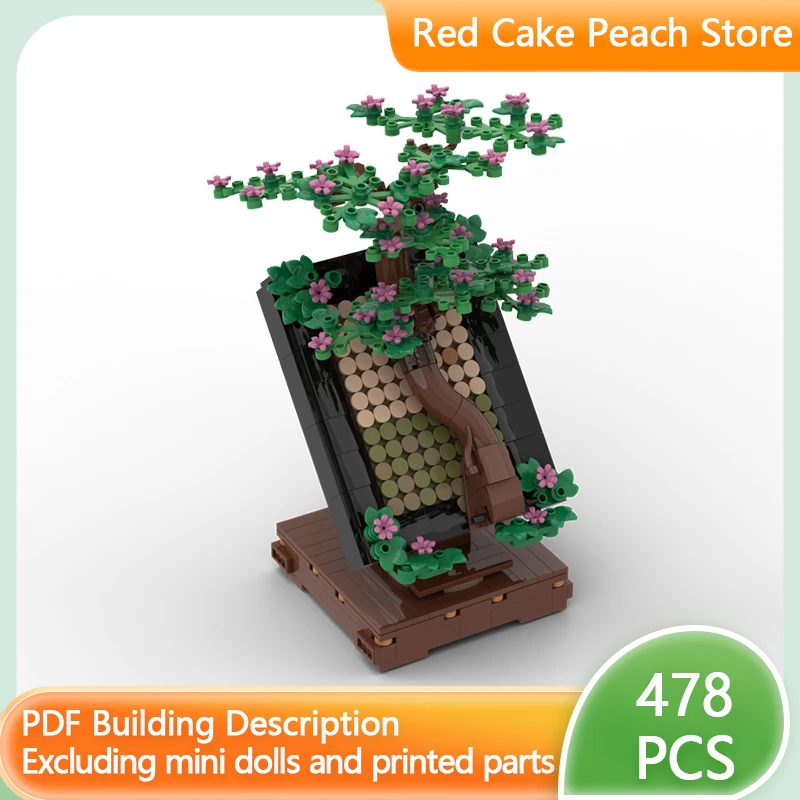 

Модульный конструктор City Street View: дерево с цветами, технологичные кирпичики, развивающая игрушка для детей, подарок на праздник