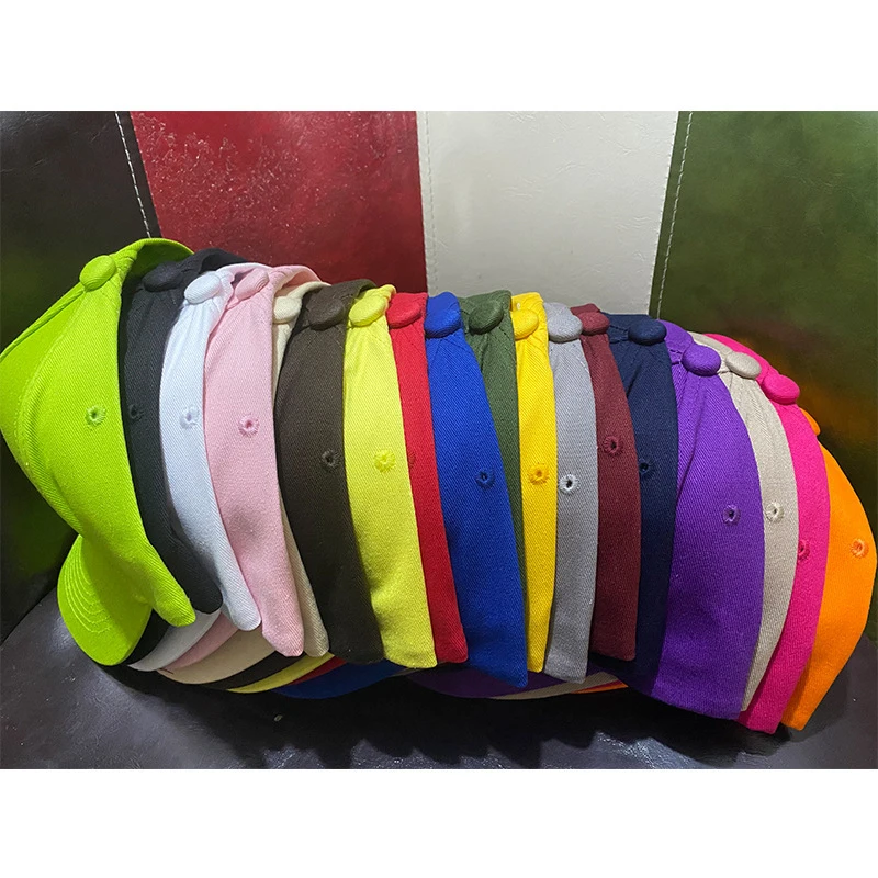 Unisex Solid Color 5 Panel Baseball Cap Trendy Casual Sport Hat for Men And Women Many Colors Street Dance Group