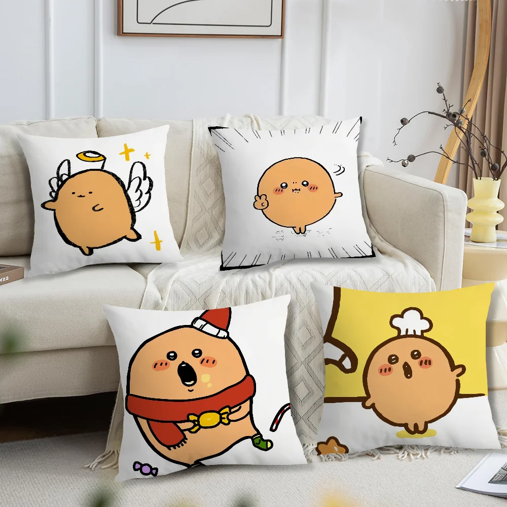 

Christmas Bear M-Mogura C-Croquette Cute For Bedroom Car Coffee Shop Room and Living Room Sofa Decorative PillowCover