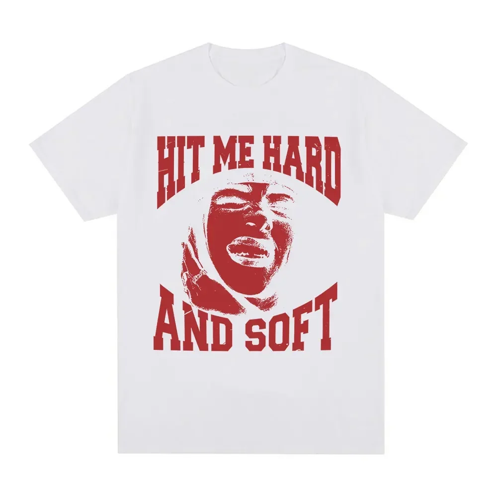 Hit Me Hard and Soft 2026 Tour T-shirt Women's Fashion Hip Hop T-shirt Harajuku Casual Short Sleeve T-shirt Fan Gift Tops