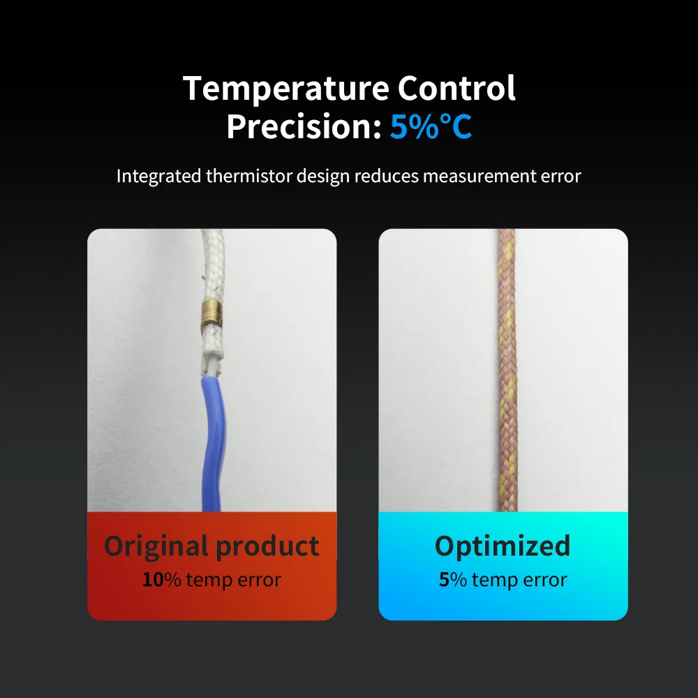 معطف Phaetus Hotend Conch End ™ فوهة عالية الجودة مع فوهة قابلة للفصل 0.25 0.4 0.6 0.8 مللي متر لـ Flashforge Adventurer 5M 5M Pro #6