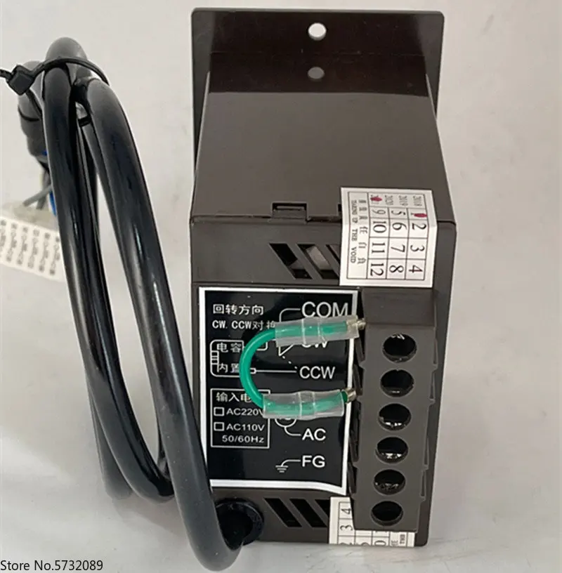 

Контроллер скорости двигателя HOULE 6w-400w, однофазный, 220В переменного тока, для редукторного двигателя US-52