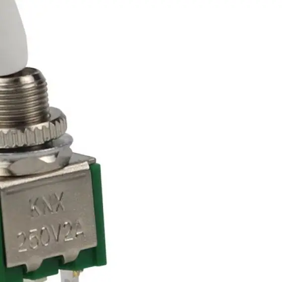 

5PCS 3 Pin Miniature Toggle Switch 2A 250V 2 Gear Rocker Arm Power Switch for Electronics