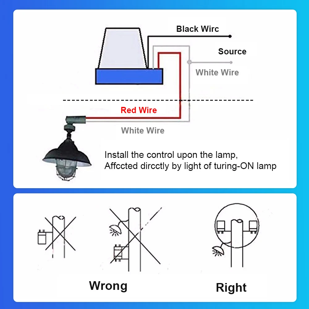 10A Automatische Auto Aan Uit Fotocel Straatverlichting Schakelaar 220V 50-60Hz Waterdichte Foto Controle Sensor schakelaar Woonaccessoires