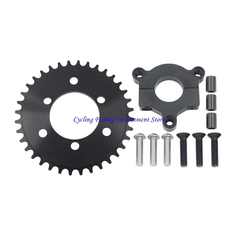 G92F Chain Gear Plate Mount Set with 36T Gear for Cycle Repair Use