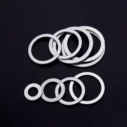 High Temperature Resistant Aluminum Gasket Aluminum Sealing Ring Flat Gasket Enlarged Extra Small Aluminum Alloy Sealing Gaskets