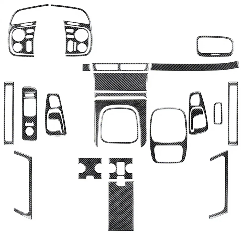 

For Honda S2000 2004-2009 Carbon Fiber Full Interior Set Kit Cover Trim Dash Sticker LHD BodykitPractical Good quality