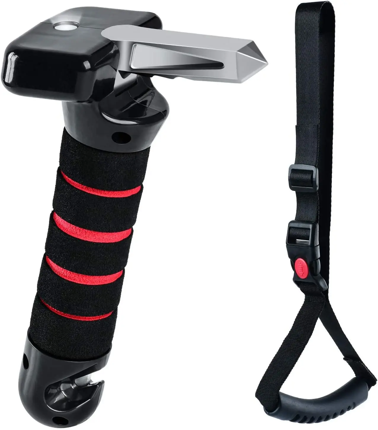 

Best sale All-in-One Auto Assist Handle with Built in LED Flashlight Car door cane with door belt