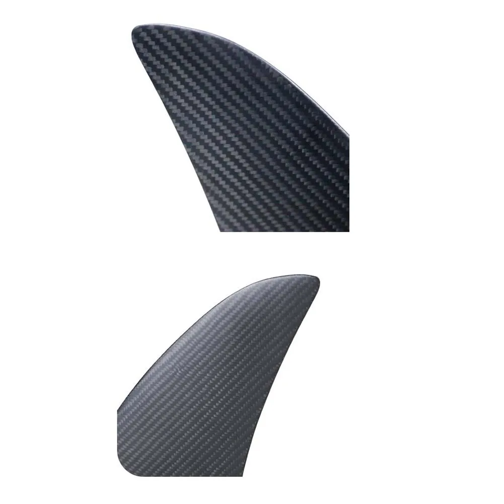 Surfboard Fin Using Full Carbon Fiber Construction for American Fin Box Standards Balanced Pattern for All Skill Levels
