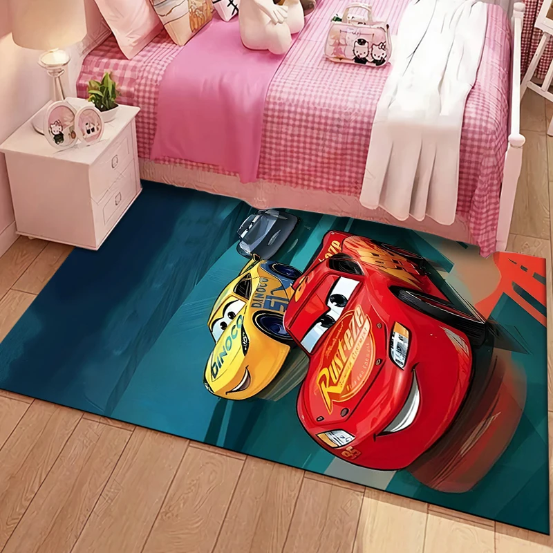 Disney Lightning McQueen tappeto modello auto tappeto per soggiorno tappetino da bagno tappeto zerbino creativo per la decorazione della casa della